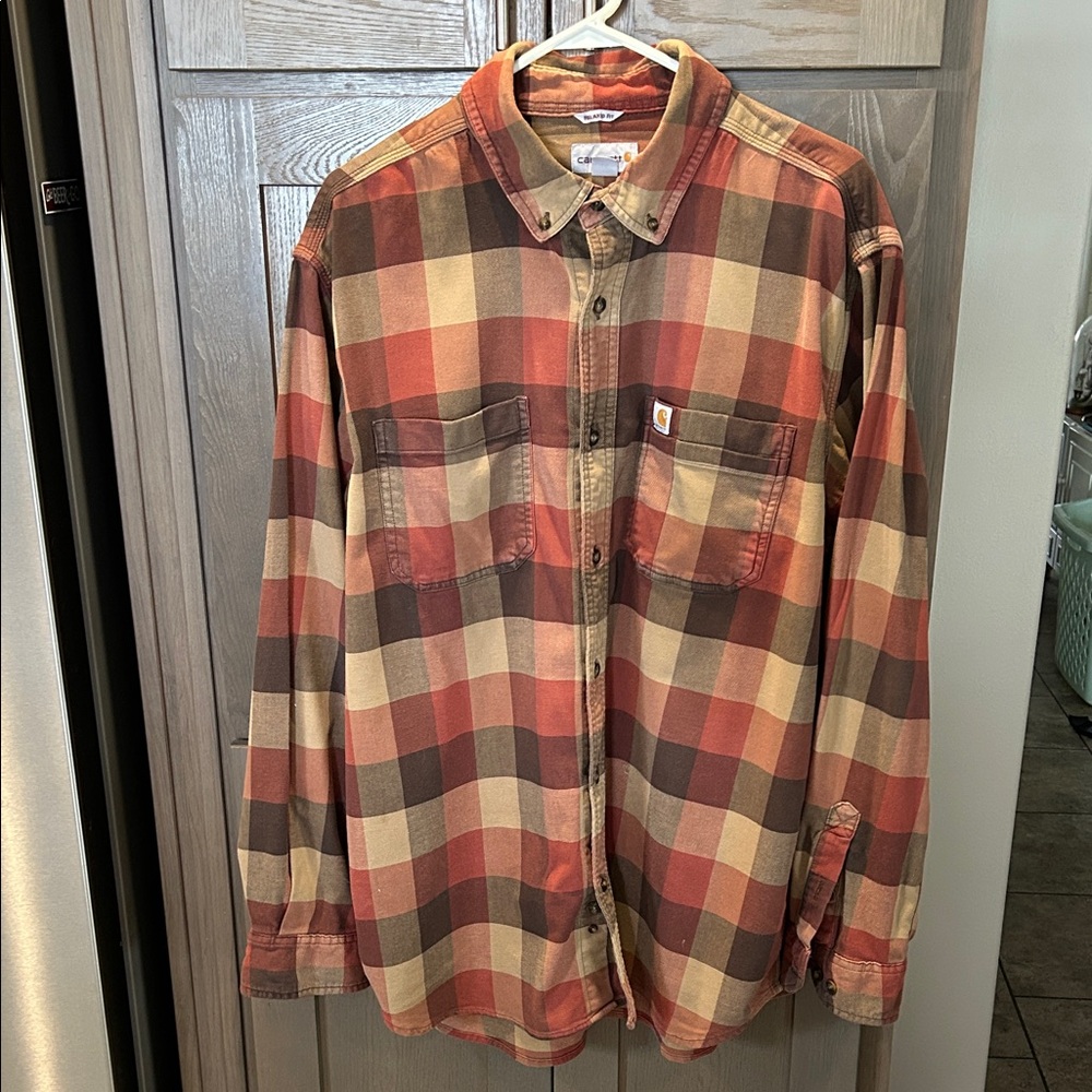 Carhartt Rustic Plaid Flannel Shirt